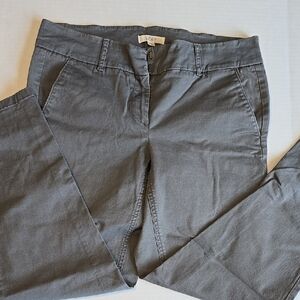 LOFT Gray Ankle Pants